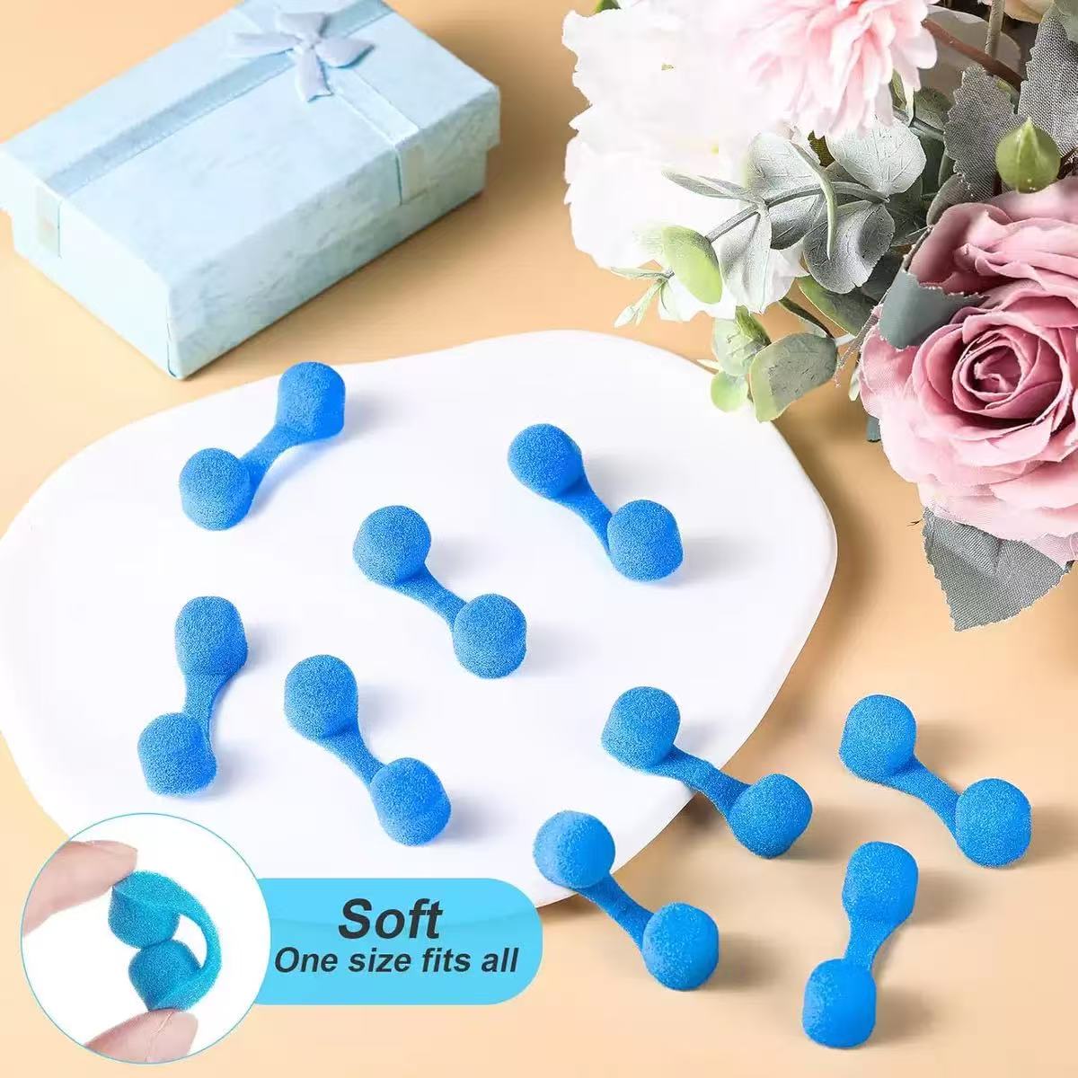 Blue Disposable Sponge Nose Fi - Disposable Mask Blue recension och pris