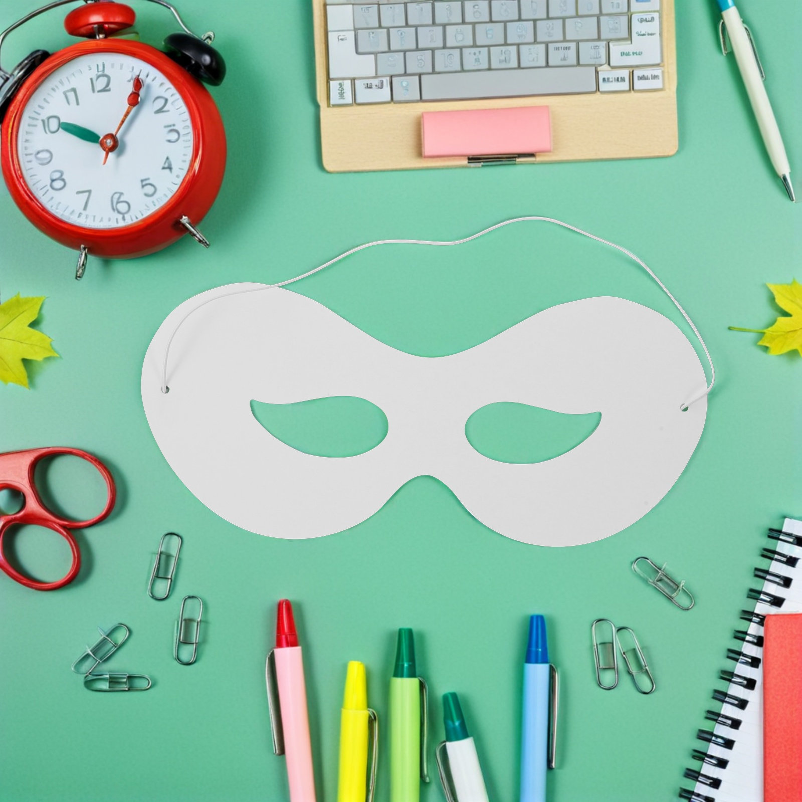 40Pcs Children DIY Paintable W - Kids Face Mask recension och pris