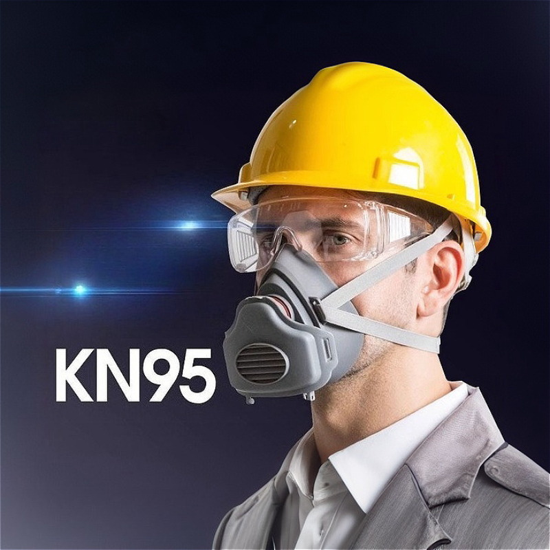 Half Face Dust Mask Dust Respi - Kn95 Respirator Mask recension och pris