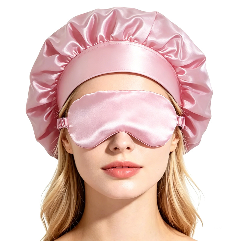  Satin Bonnet Sleep Eye Mask  - Mask Lanyard Adjustable recension och pris