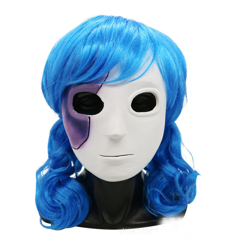Hot  Anime Game Sally Face Cos - Black Face Mask Pack recension och pris