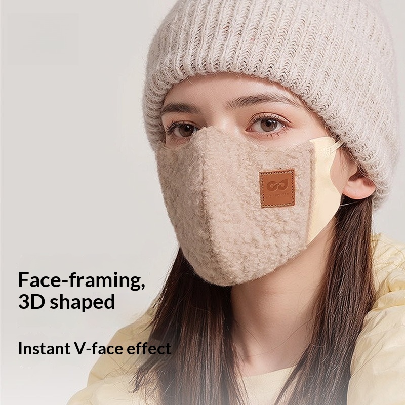 Winter Velvet Warm Mask Three- - Cloth Face Mask Washable recension och pris