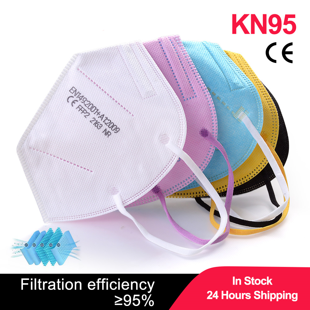 100pcs Kids Mascarillas FPP2 B - Black Face Mask Pack recension och pris