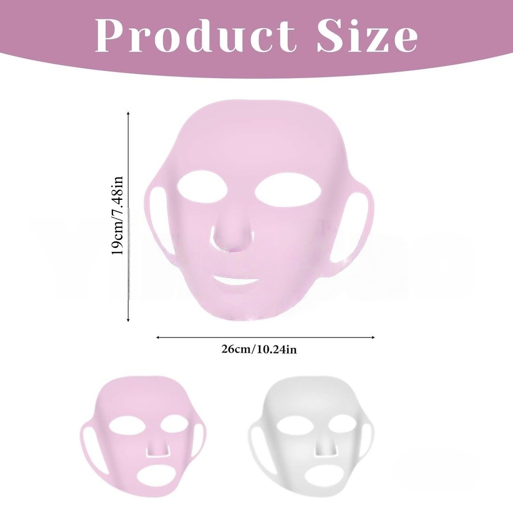 1/2PCS 3D Reusable Wrinkle Smo - Silicone Mask Bracket recension och pris